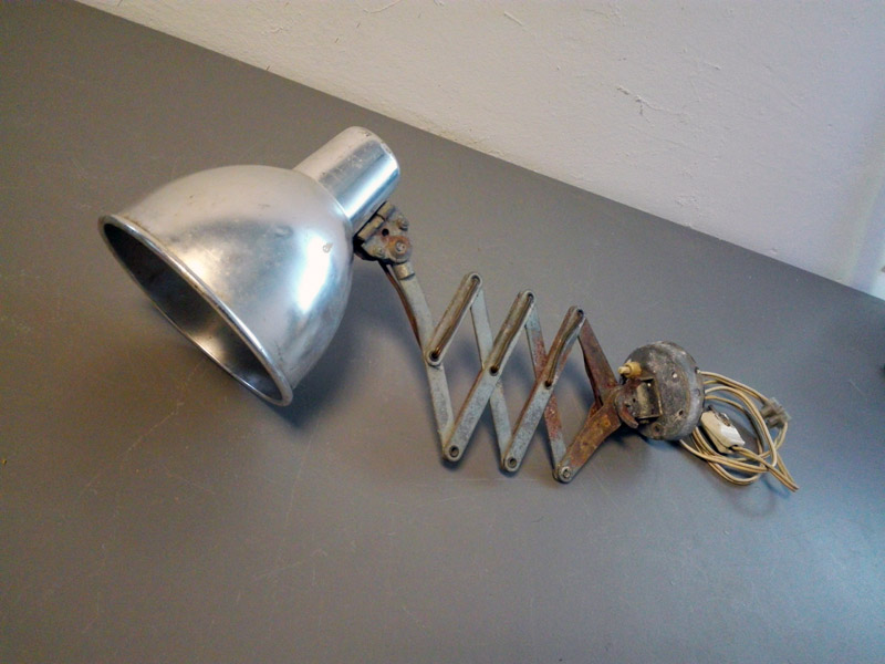 aplique flexo pared taller metal rosca e27 16.5x34-58x14.5 1u